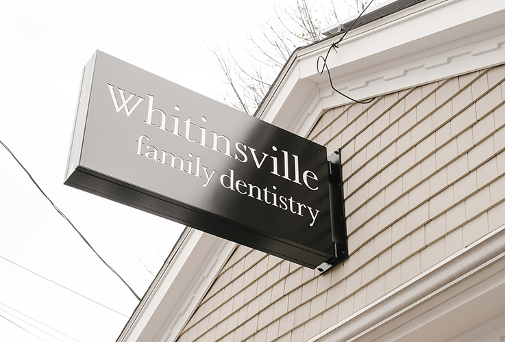Whitinsville Family Dentistry sign