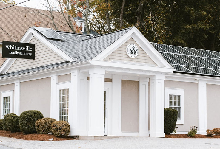 Outside view of Whitinsville Family Dentistry office